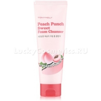 Персиковая пенка для умывания  Tony Moly Peach Punch Sweet Foam Cleanser