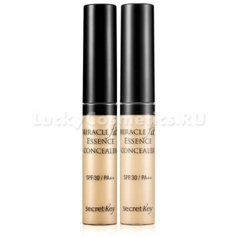 Жидкий консилер Secret Key Miracle Fit Essence Concealer SPF 30 PA++