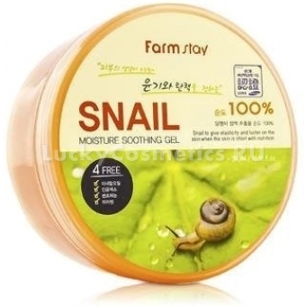 Гель для лица и тела FarmStay Moisture Soothing Gel Snail
