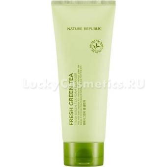 Пенка для умывания с антибактериальным эффектом Nature Republic Fresh Green Tea Foam Cleanser