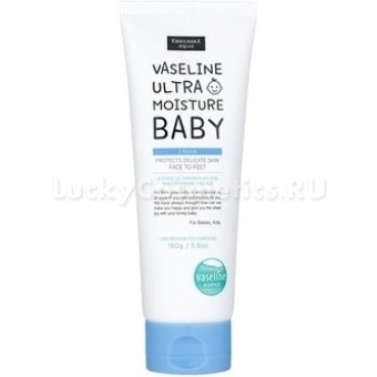 Увлажняющий крем для детской кожи Welcos Vaseline Ultra Moisture Baby Cream