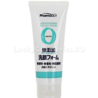 Пенка для чувствительной кожи Kumano Cosmetics Pharmaact Additive Free Zero Facial Foam