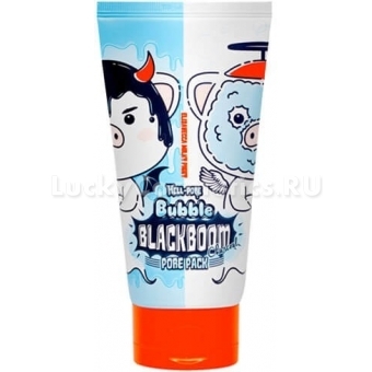 Очищающая кислородная маска Elizavecca Hell-Pore Bubble Black Boom Pore Pack