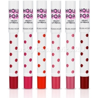 Вельветовый карандаш для губ Holika Holika Holi Pop Velvet Lip Pencil