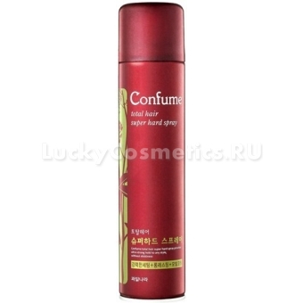 Лак для волос сильной фиксации Welcos Confume Total Hair Superhard Spray