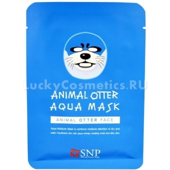 Увлажняющая маска для лица SNP Animal Otter Aqua Mask