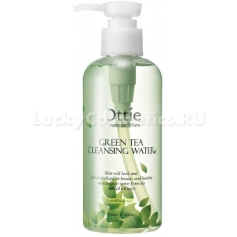 Очищающая вода для демакияжа Ottie Green Tea Cleansing Water