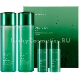 Антивозрастной подарочный набор для кожи с коллагеном Nature Republic Collagen Dream Special Set