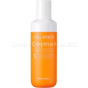 Тоник с витаминами, лактобактериями и скваланом Tony Moly Vital Vita 12 Synergy Skin