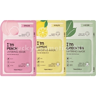 Тканевая маска и слайсы Tony Moly I'm Layering Mask