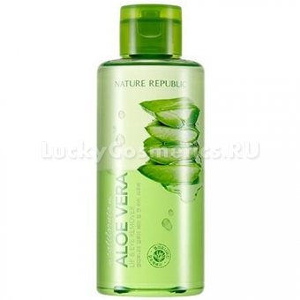 Двухфазный ремувер с алоэ для губ и глаз Nature Republic California Aloe Vera Lip and Eye Remover