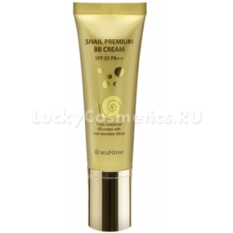 Увлажняющий BB-крем с муцином улитки SeaNtree Snail Premium BB Cream SPF 35 PA++