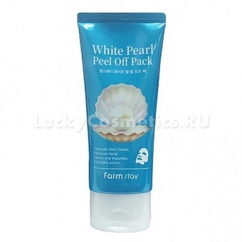 Очищающая маска-пленка с экстрактом жемчуга FarmStay White Pearl Peel Off Pack
