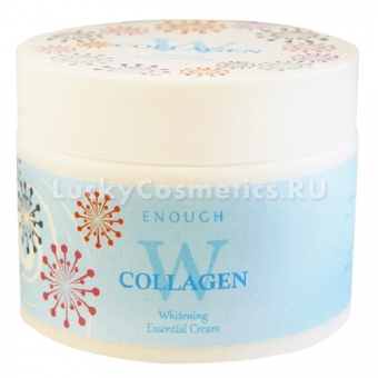 Осветляющий крем для лица Enough W Collagen Whitening Essential Cream