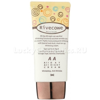 Выравнивающий крем для лица Rivecowe Beyond Beauty All day All right Cream АА