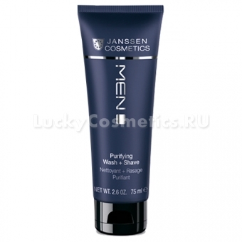 Крем для умывания и бритья Janssen Cosmetics Purifying Wash And Shave