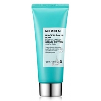 Очищающая пенка-скраб Mizon Black clean up pore deep cleanser