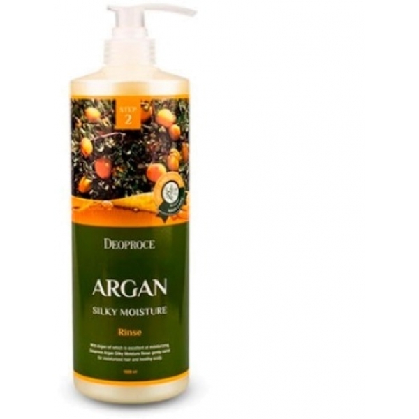 Маска для волос с аргановым маслом deoproce argan silky moisture hair pack