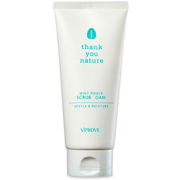 Vprove Thank You Nature Mint Power Scrub Foam Gentle And Moisture