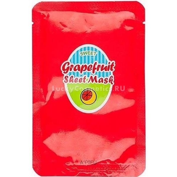 Apieu Grapefruit And Sparkling Sheet Mask