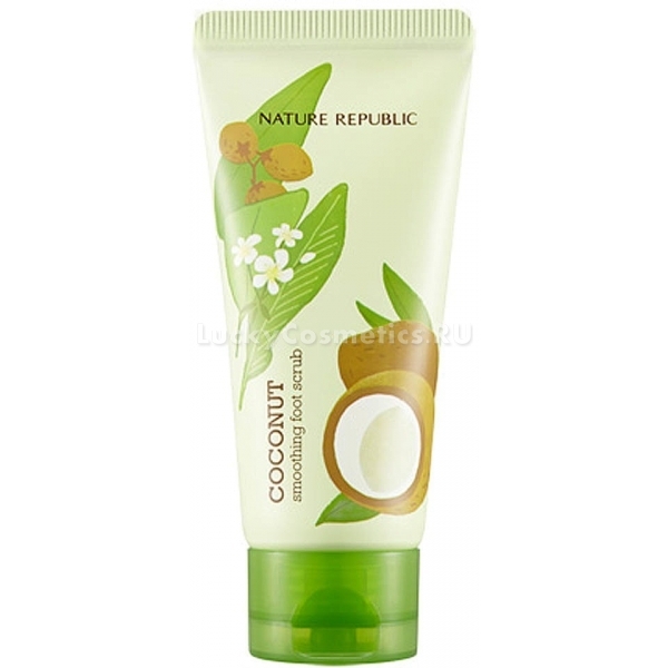 Nature Republic Foot And Nature Coconut Smoothing Foot Scrub