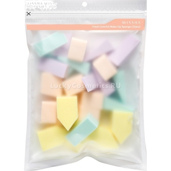 Missha Fresh Colorful Makeup Sponge pcs