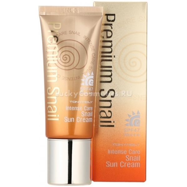 SPF Tony Moly Intense Care Snail Sun Cream