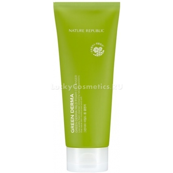 Nature Republic Green Derma Mild Foam Cleanser