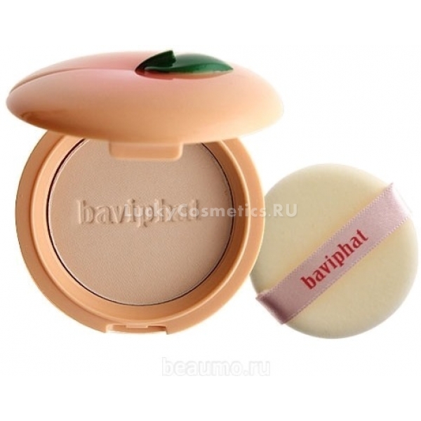 Baviphat Sugar Girl Peach Sebum Solution Pact
