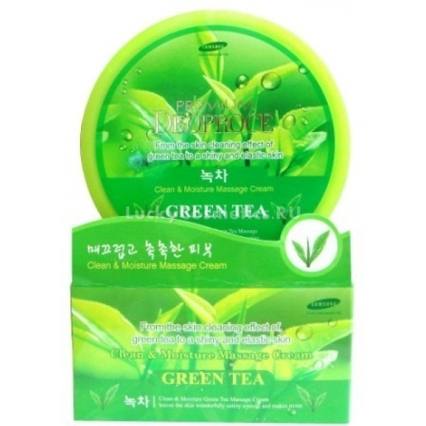 Deoproce Premium Clean  Moisture Green Tea Massage Cream
