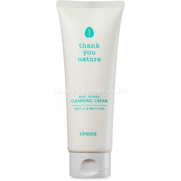 Vprove Thank You Nature Mint Power Cleansing Cream Gentle And Moisture