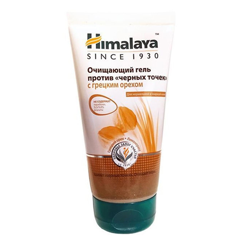 

Гель Himalaya гель очищающий против черных точек с грецким орехом