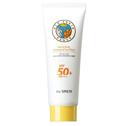 

The Saem Eco Earth Power Face and Body Waterproof Sun Block SPF PA