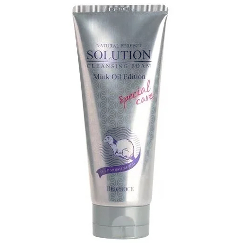 

Deoproce Natural Perfect Solution Cleansing Foam Mink Oil Edition