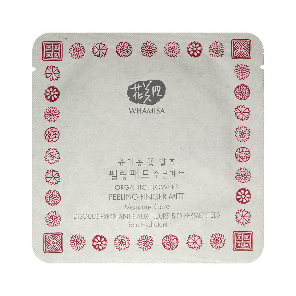 

Whamisa Organic Flowers Peeling Finger Mitt Moisture Care Single