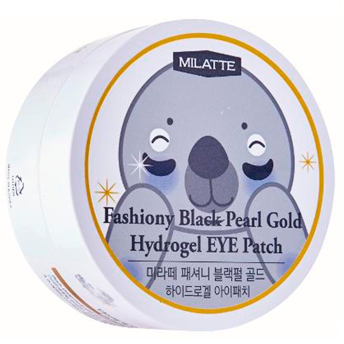 

Milatte Fashiony Black Pearl Gold Hydrogel Eye Patch