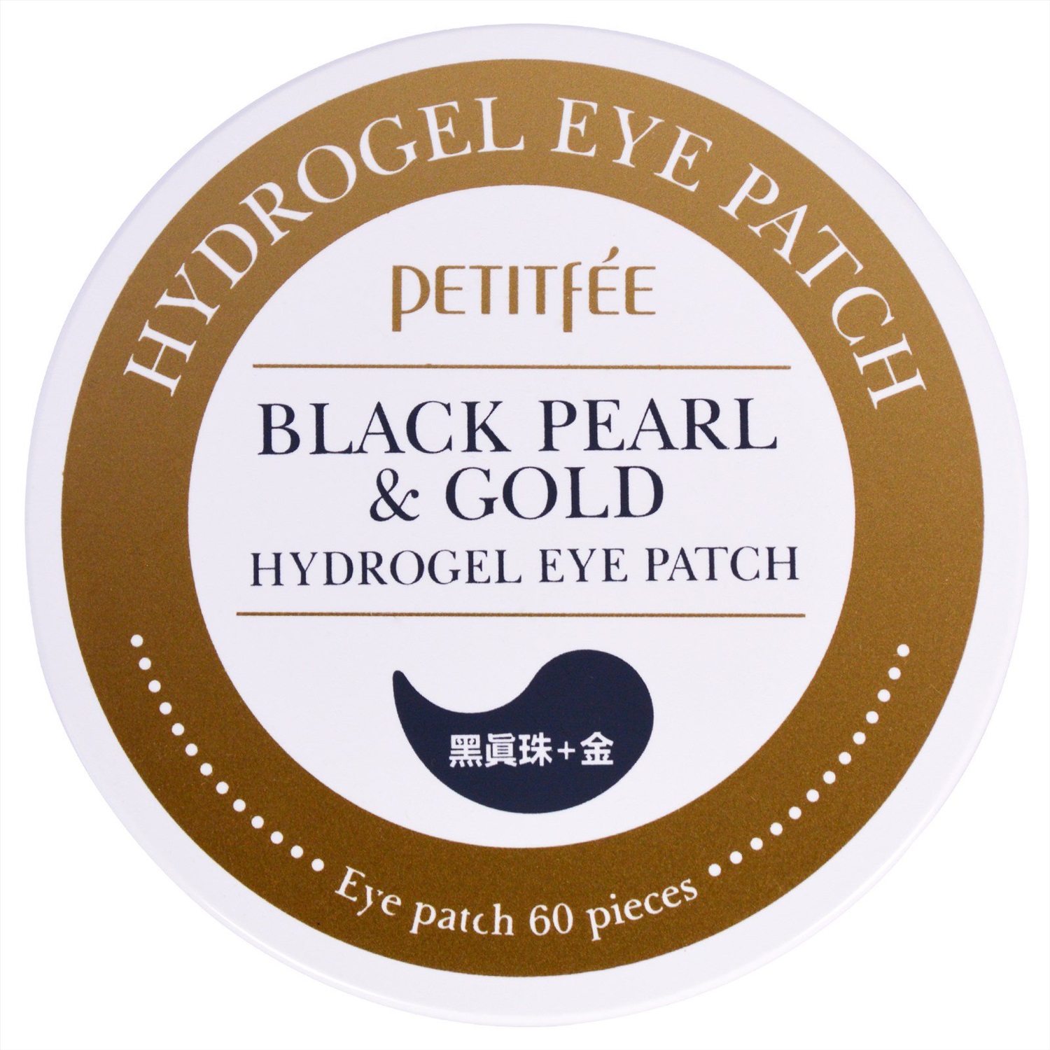 

Petitfee Black Pearl and Gold Hydrogel Eye Patch