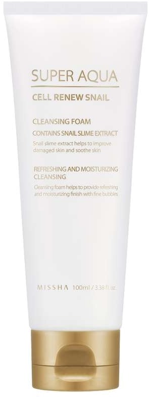 

Missha Super Aqua Cell Renew Snail Cleansing Foam