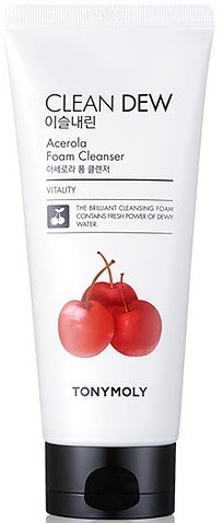 

c Tony Moly Clean Dew Foam Cleanser Acerola