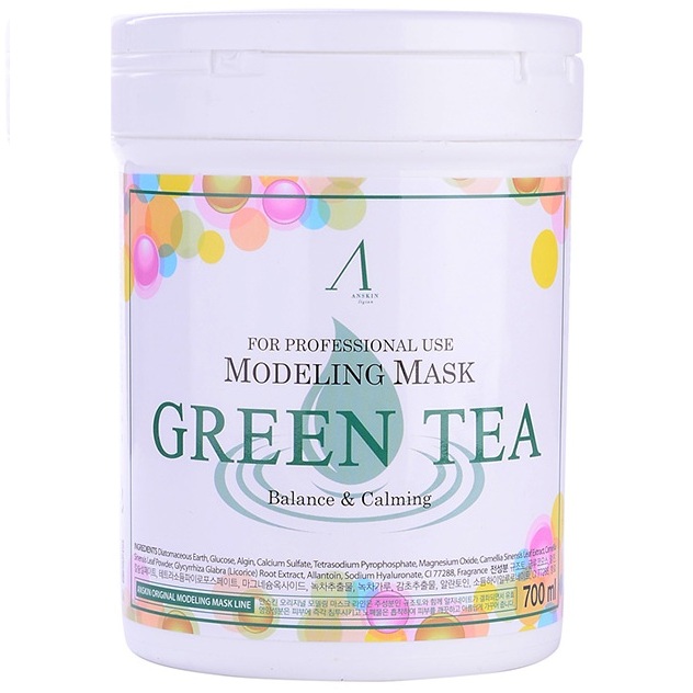 

Anskin Green Tea Modeling Mask container