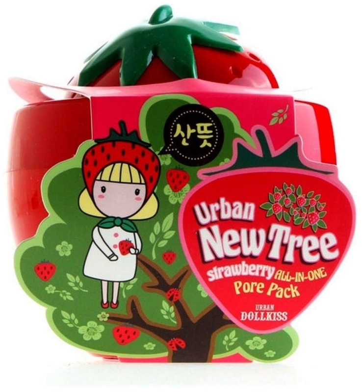 

Baviphat Urban Dollkiss New Tree Strawberry AllInOne Pore Pack