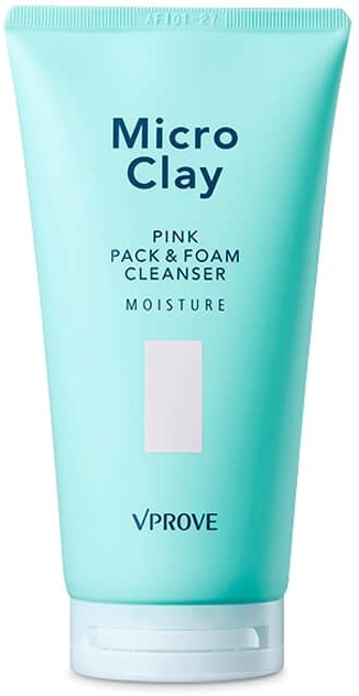 

Vprove Micro Clay Pink Pack And Foam Cleanser Moisture