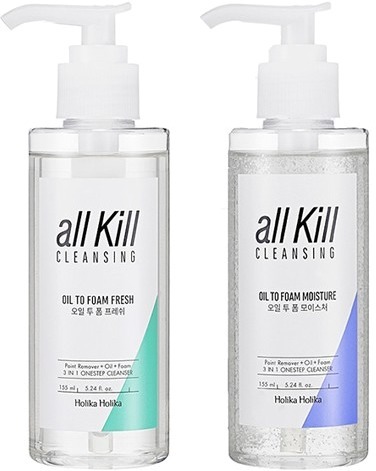 

Holika Holika All Kill Cleansing Oil To Foam Fresh