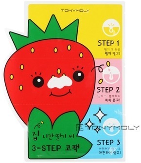 

Tony Moly Homeless Strawberry Seeds step Nose Pack
