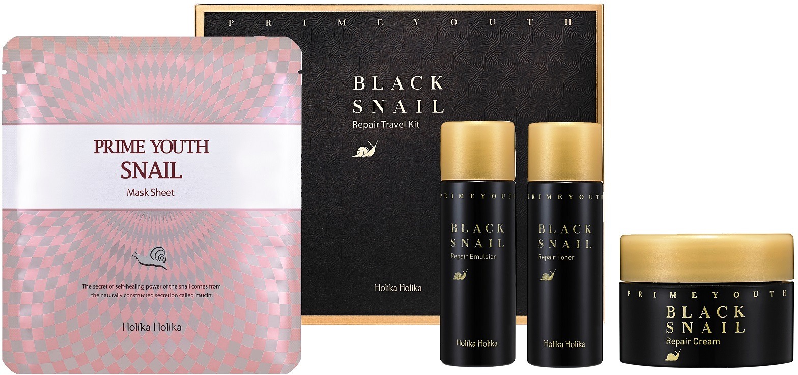 

Holika Holika Prime Youth Black Snail Skin Care Kit