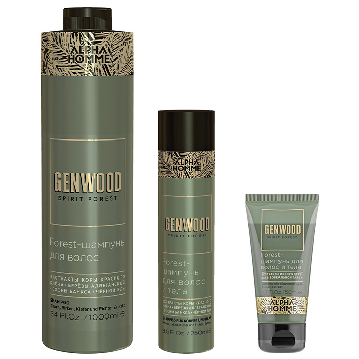 

Estel Alpha Homme Genwood Forest Shampoo
