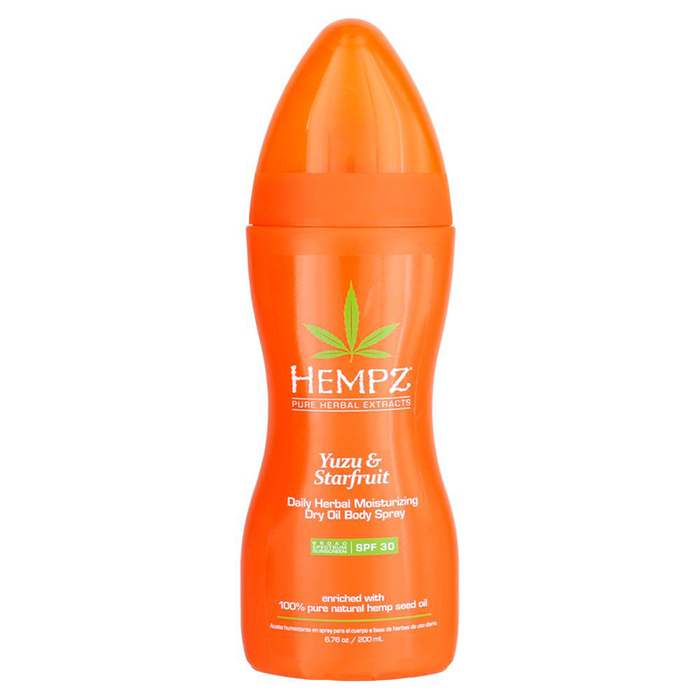 

Hempz Yuzu And Starfruit Daily Herbal Moisturizing Dry Oil Body Spray SPF