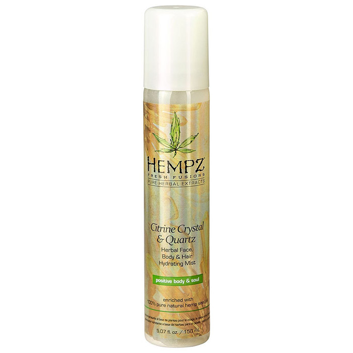 

Hempz Citrine Crystal And Quartz Herbal Face Body And Hair Hydrating Mist