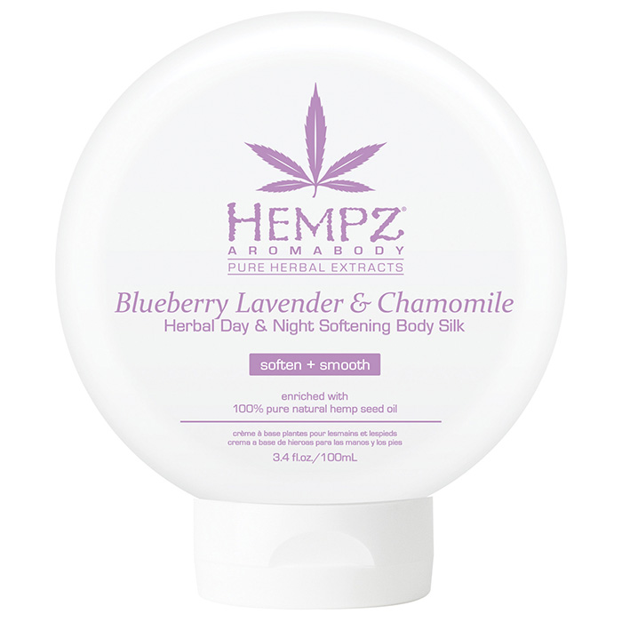 

Hempz Blueberry Lavender And Chamomile Herbal Day And Night Softening Body Silk