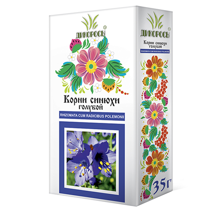 

Корни синюхи Дикоросы измельченные корни синюхи голубой